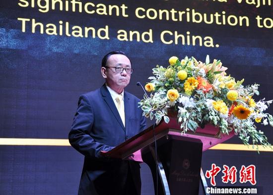 12月4日晚，泰王國(guó)駐南寧總領(lǐng)事館在廣西首府南寧市舉行招待會(huì)，慶祝泰國(guó)國(guó)慶。中新社記者 黃艷梅 攝